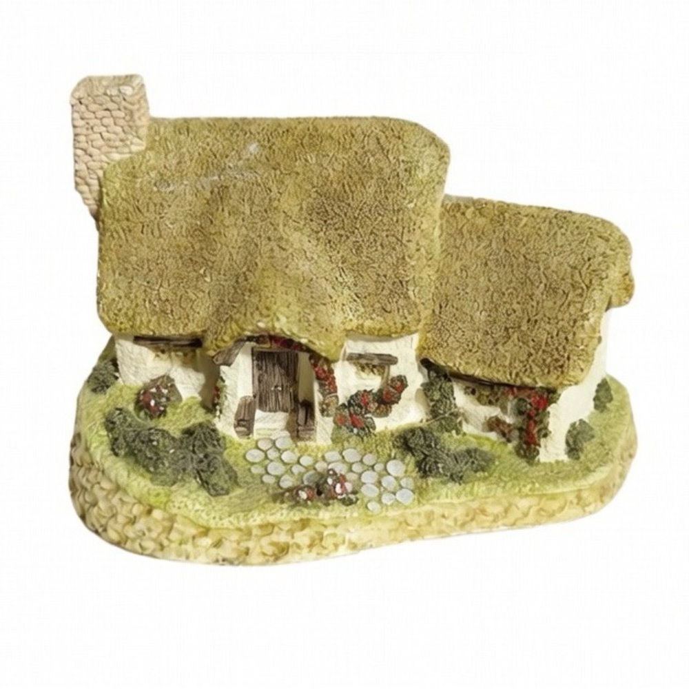 Vintage David Winter Cottages Rose Cottage 1980 Hand Made Painted John Hind LTD